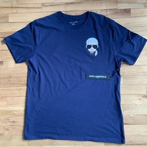 New Mens Fashion Karl Lagerfeld Short Sleeve.